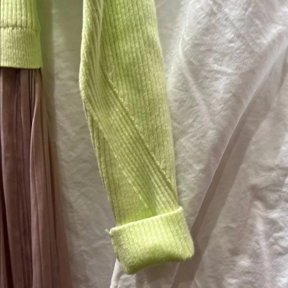 Anthropologie Thea Twofer Dress Le Green and Beige - Picture 5 of 7